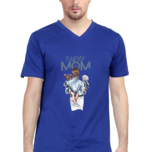 Man v neck t-shirt